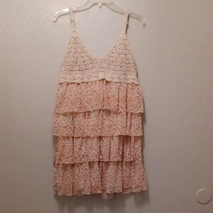 Allen B. by Allen Schwartz Cream Lace Dress